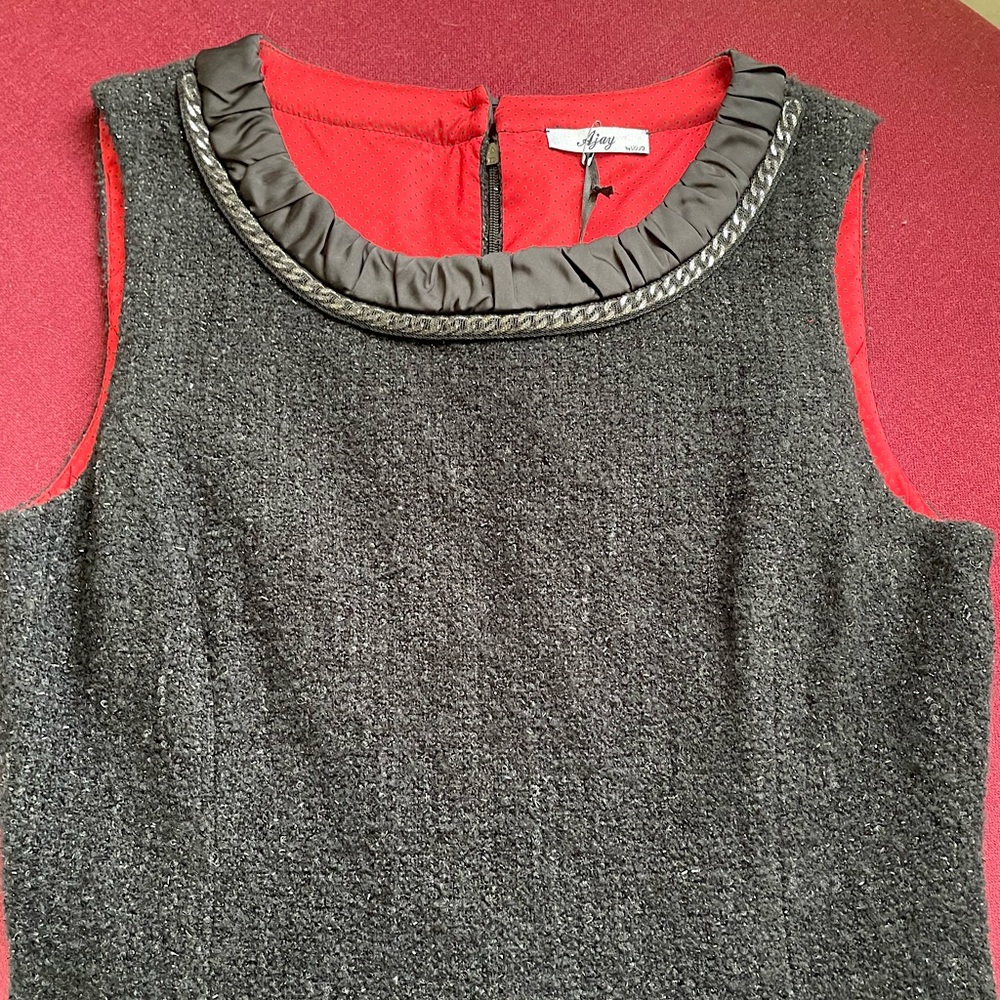 Black cocktail dress, size 10, shimmery